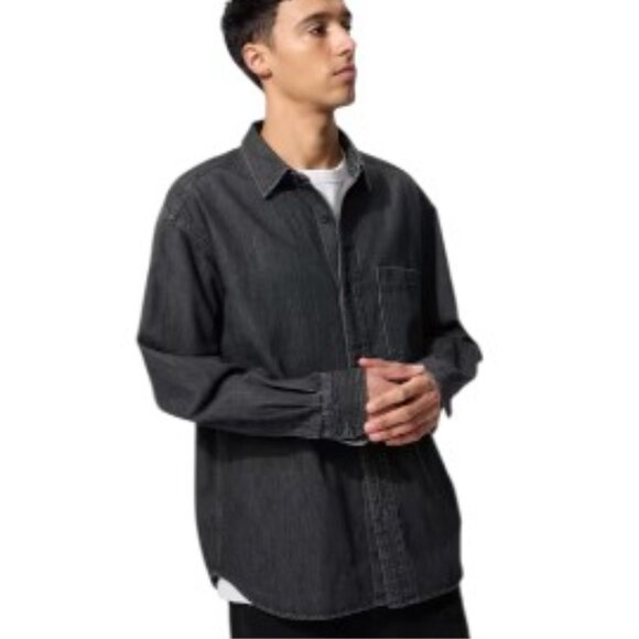 Uniqlo Men's Denim Shirt - Picture 1 of 7
